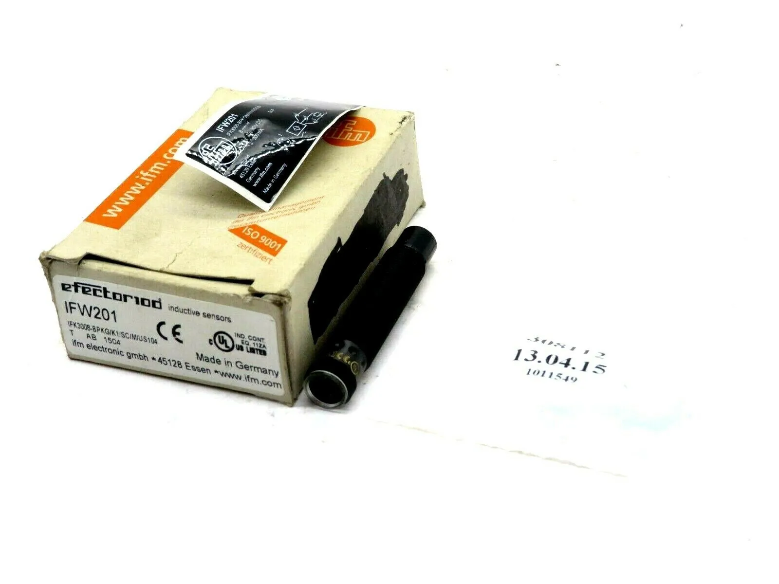 NEW EFECTOR IFW201 INDUCTIVE SENSOR IFK3008-BPKG/K1/SC/M/US104