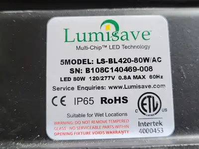 NEW LUMISAVE LS-BL420-80W/AC