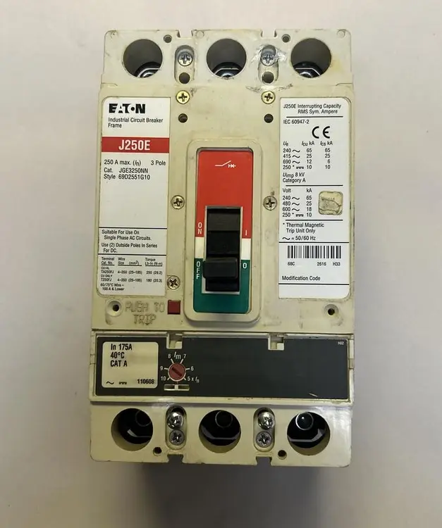 Used EATON JGE3250NN Miscellaneous Equipment (Electrical & Power) Ohio US | Surplus Asset Holdings #1236721