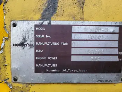 USED 2001 KOMATSU WD600-3