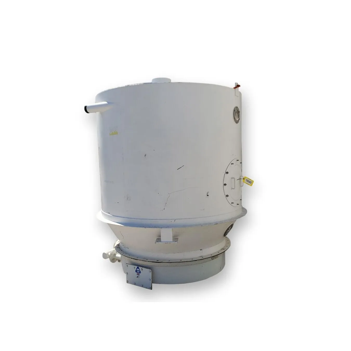 Used 175 cu/ft KISE Air Pad Bin Bottom Receiving Hopper with Fluidizing Bottom