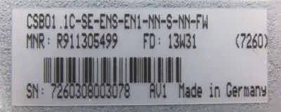 USED REXROTH HCS02.1E-W0012-A-03-NNNN SERVO DRIVE HCS021EW0012A03NNNN R911305499