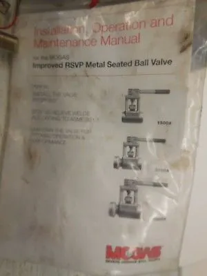 NEW MOGUS I-RSVP-IF 2 SW X 1 3100 LTD F 22 BALL VALVE 2" IRSVPIF2SW RSVP3100