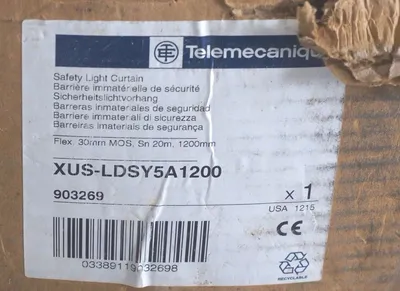 NEW TELEMECANIQUE XUS-LDSY5A1200 LIGHT CURTAIN SET 48'' XUSLDSY5A1200