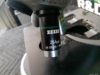 Zeiss Max ERB 467065-9914 Inspection Microscope With 3 Objectives, FULLY TESTED