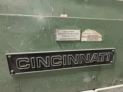 USED CINCINNATI INC 2CC10