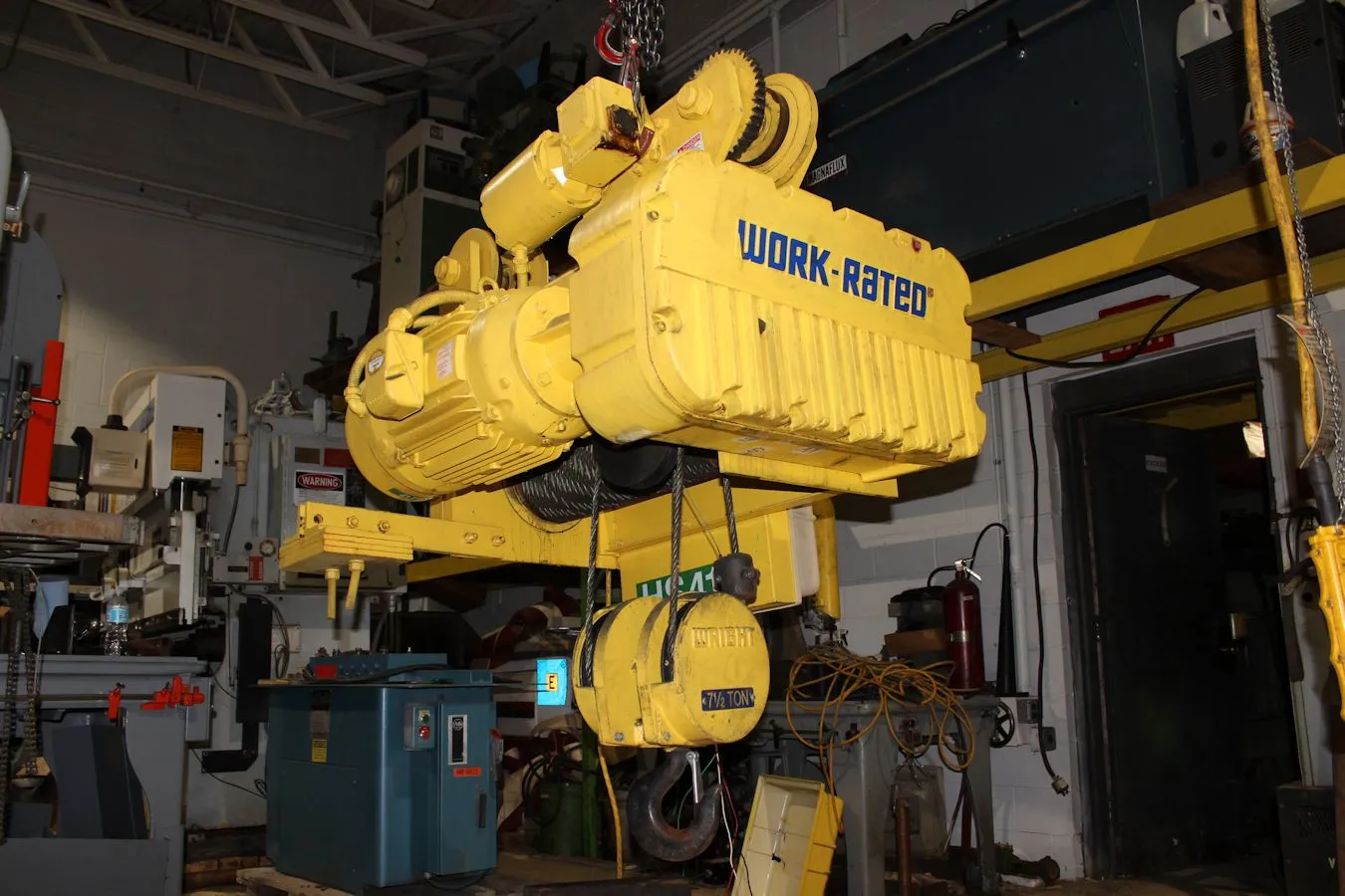 Wright Work Rated 7.5 Ton Electric Hoist