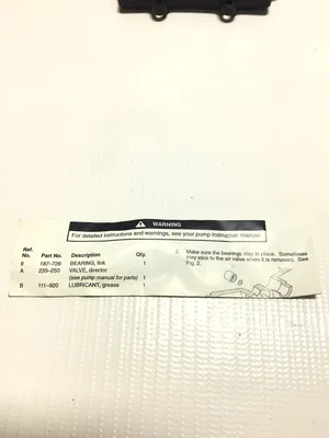 Graco FSCO-87 Air Valve Module Rebuild Kit