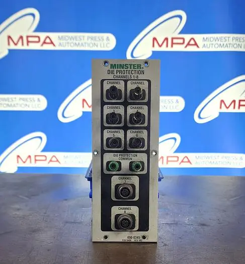 Used MINSTER 490-0345 I/O Boards & Replacement Parts Michigan US | Midwest Press and Automation #633834