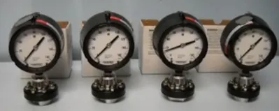 QTY. 2. ASHCROFT O-160 PSI DURA GAUGE PLUS A1S1 31...