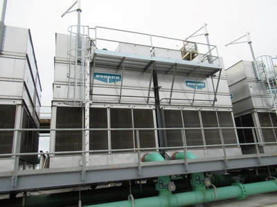 1400 Ton Evapco USS2280824L Cooling Tower 5550 GPM, 304SS