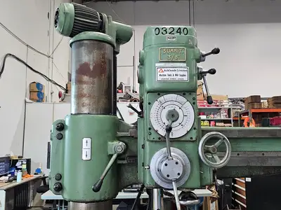 Used SUMMIT 3' X 8" Radial Drills British Columbia CA | Lenmark #1488848