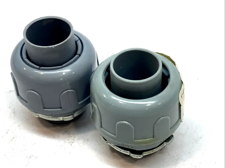 Used TOPAZ 1" STRAIGHT LIQUIDTIGHT CONNECTOR, GRAY NYLON 6/6 1" CONDUIT Electrical Fittings Michigan US | Maverick Industrial Sales #1090182