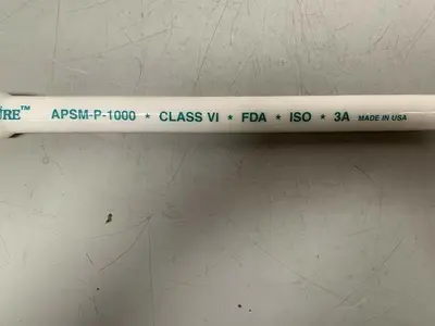 USED ADVANTAPURE APSM-P-1000 2" X 43" FLEXIBLE SILICON HOSE 150PSI