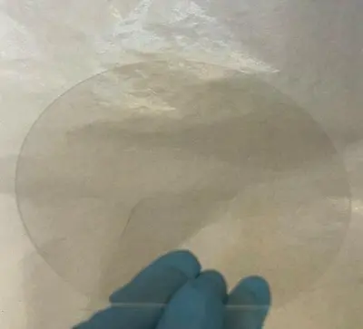 150mm NEW Polished Silicon Wafer 2000 ANGSTROM OXIDE CODING  WITH WAFER CARRIER