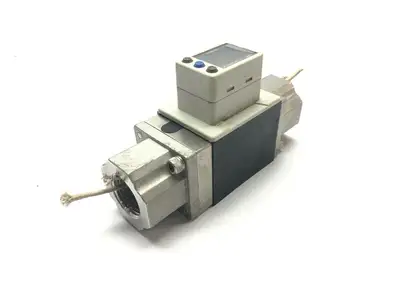 PF3W711-N06-BT-F | SMC  Digital Flow Swtich 1.0MPa Max 12-24VDC Class 2 - Used