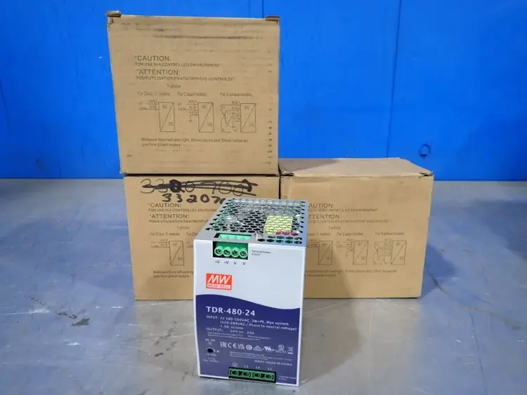 Used MEAN WELL TDR48024 DIN Rail Power Supplies Ohio US | HGR 24 #885624