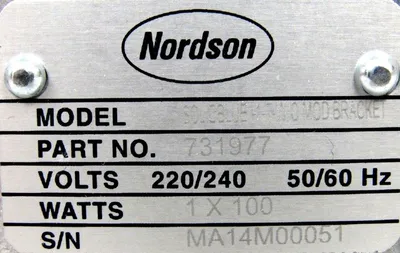 NEW NORDSON SOLIDBLUE-1-T GLUE GUN MINI 731977 SOLIDBLUE1T
