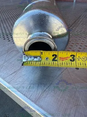 USED ALLEGHENY BRADFORD 6.2 LITER STAINLESS STEEL FILTER HOUSING 150 PSI