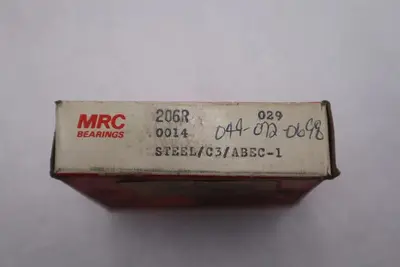 MRC BEARINGS 206R-0014 STEEL/C3/ABEC-1  STOCK B-1122