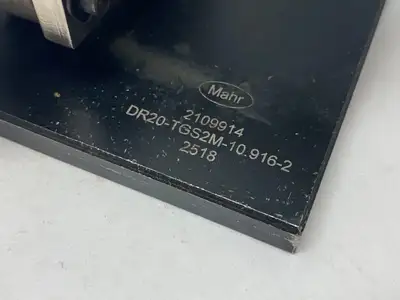 Used MAHR DIMENSIONAIR 2-JET AIR RING GAUGE W/ GUIDE CHUTES & BASE PLATE Air Gages Michigan US | Maverick Industrial Sales #1122812