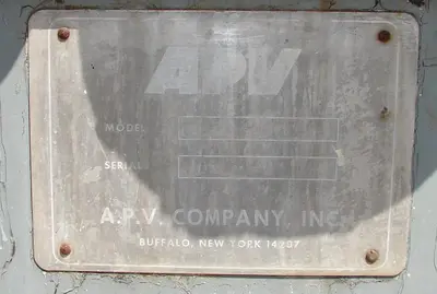 SPC4365  Heat Exchanger 115 sq.ft. APV plate heat exchanger, Stainless Steel