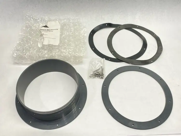 Used RENCO 8" PVC ROUND PORT W/ PLATE, GASKET & HARDWARE Seals & Gaskets | Maverick Industrial Sales #1101618