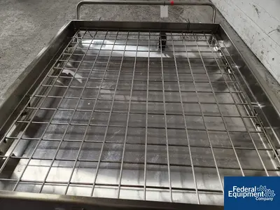 Unknown Stainless Steel Cart, with Roller Rack