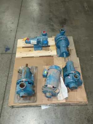 LOT OF 5 TURBINE PUMPS, BURKS, ROTH