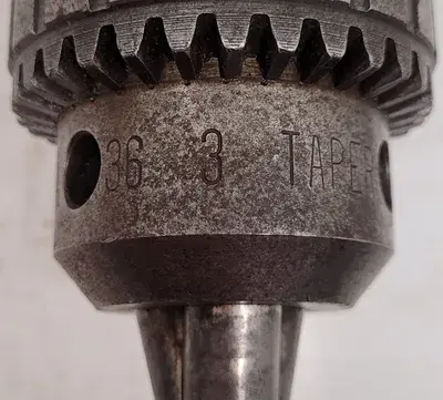 USED JACOBS TAPER CHUCK - 36 PD – 3 TAPER