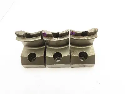 3-Jaw Lathe Chuck Jaws Set 2.75"W 3.5"L 4"H