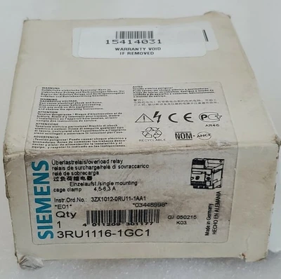 NEW Siemens 3RU1116-1GC1