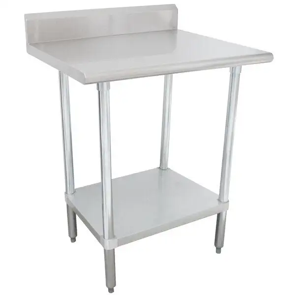 New | in-Stock Advance Tabco Old Stock Advance Tabco KMSLAG-300-X 30" x 30"Stainless Work Table with 5" Backsplash Food Prep Tables Illinois US | Falcon Restaurant Supply #1375789