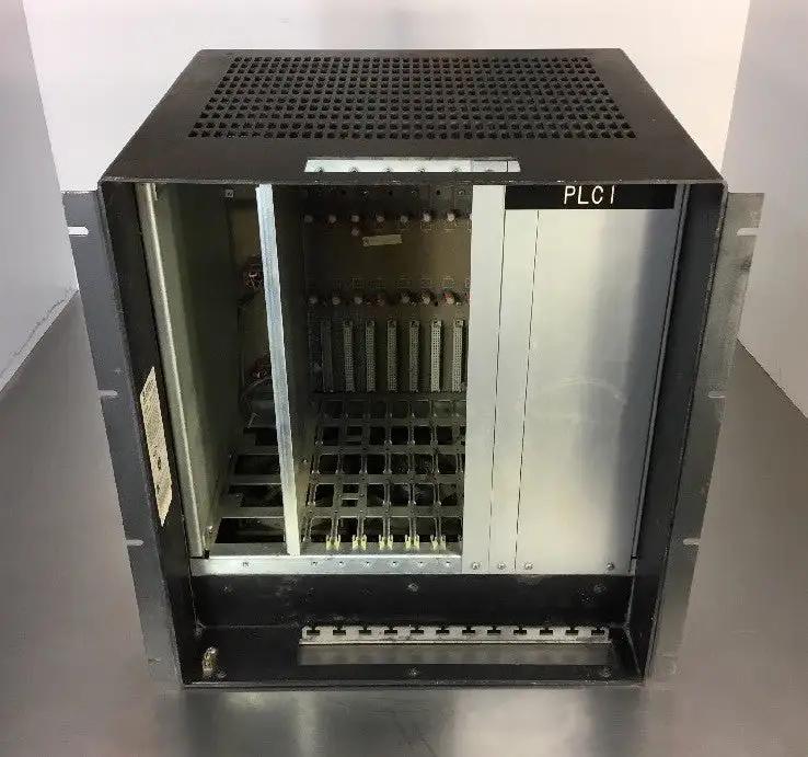 TEXAS INSTRUMENTS 8 SLOT PLC RACK CHASSIS 560 / 565. 3E