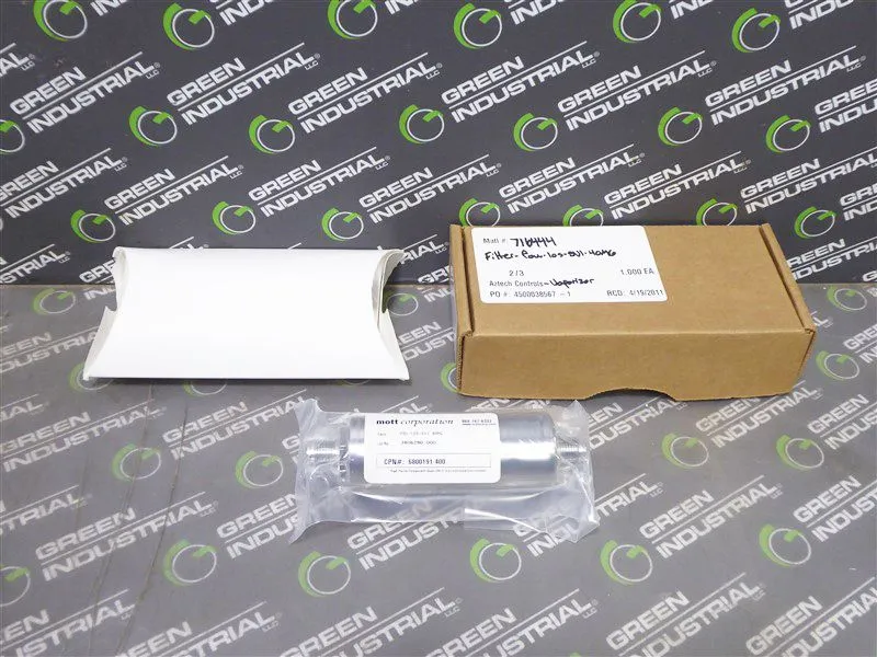Mott Corporation POU-10S-SV1-40MG Point of Use Gas Filter 6800191-400 New NIB