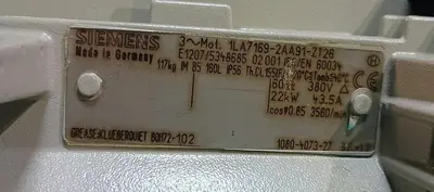 New | in-Stock SIEMENS 1LA7169-2AA91-ZT26 Industrial Controls Ohio US | Surplus Asset Holdings #1399618