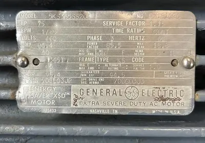 Used GE 5KS365SS208 Industrial Controls Ohio US | Surplus Asset Holdings #1441577
