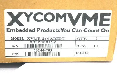 NEW XYCOM XVME-244 ADEPT PC BOARD 10332-00800 XVME244 1033200800