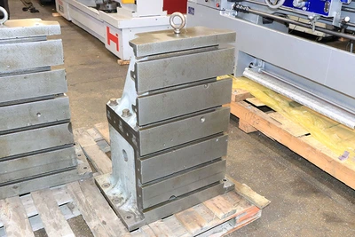 Used DeVlieg 30"H x 16-1/2"W x 16"D Cast Iron Precision Angle Plates New Jersey US | Machinery Values #944384