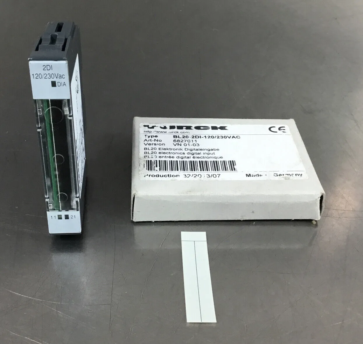 TURCK BL20-2DI-120/230VAC Digital Electronic Input Module 3D-30