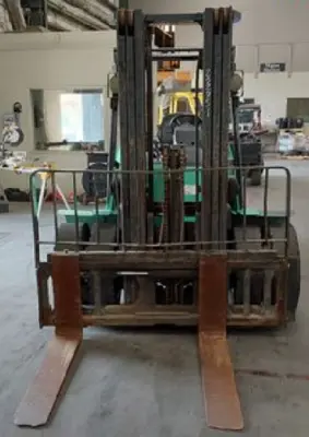 Used 2015 MITSUBISHI FD50CN1 Internal Combustion Forklifts: Pneumatic Tire Pennsylvania US | National Lift Equipment #1381978