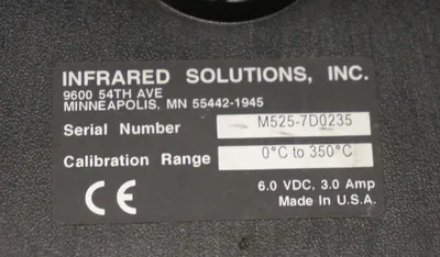 USED INFRARED SOLUTIONS MODEL: 535 IR SNAPSHOT INFRARED CAMERA