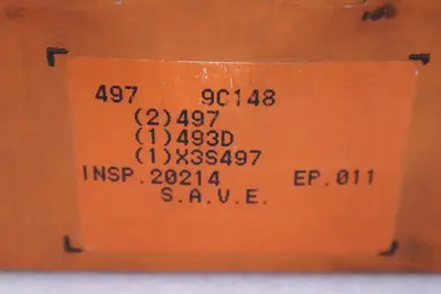 Timken 497 9C148 Tapered Roller Bearing Assembly - NEW IN BOX - STOCK 2921CC