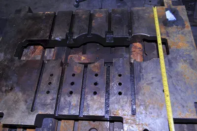48" X 28" X 3" BOLSTER PLATE