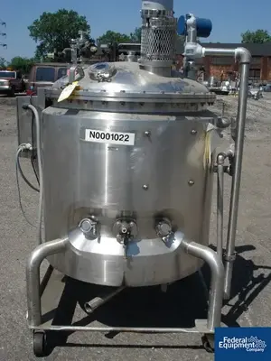 USED DCI 500 Liter DCI Reactor, 316L S/S, 30/115#