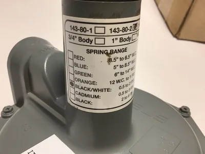 Sensus 46724 – 827826-50 Regulator Gas Pressure 1″in 3/8″in Orifice .5-2PSI Out