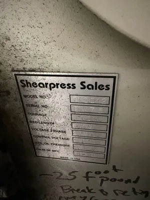 2000 ACCURPRESS 710012 Press Brakes | Fahey Machinery Co., Inc. (4)