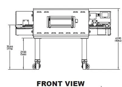 Middleby Marshall Single Deck Conveyor Oven Gas
