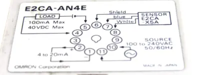 NEW OMRON E2CA-AN4E AMPLIFIER 100-240VAC E2CAAN4E