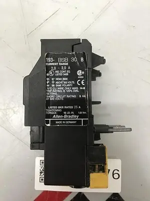 USED ALLEN BRADLEY 193-BSB 30 SER B